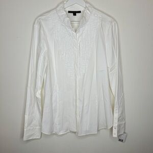 NWT Lafayette 148 Collared Shirt Size 14